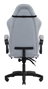 Mars gaming Silla gamer MGCXFSW reclinable textil blanco plata