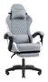 Mars gaming Silla gamer MGCXFSW reclinable textil blanco plata