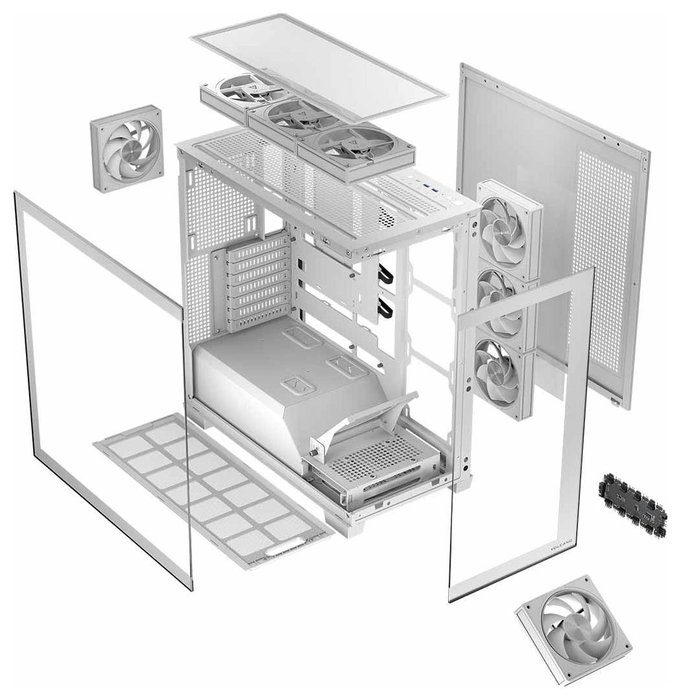 Modecom Volcano Stellar ARGB 8F Blanco