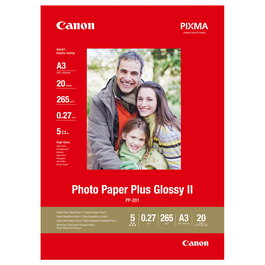 Canon 2311B020 Papel Fotográfico A3, Alto Brillo, 260 g/m², 20 Hojas