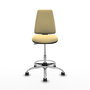 PIQUERAS Y CRESPO Taburete Elche CP Crema Base Cromada