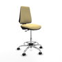 PIQUERAS Y CRESPO Taburete Elche CP Crema Base Cromada