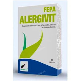 Fepadiet Fepa-Alergivit 30 Cápsulas - Complemento Alimenticio con Quercetina, Cúrcuma y Vitaminas para el Apoyo del Sistema Inmune y Sensibilidad Estacional