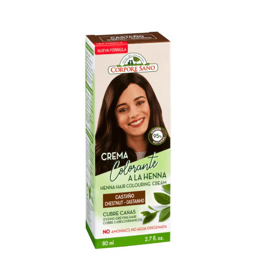 CORPORE SANO Crema Colorante a la Henna Castaño CORPORE SANO Crema Colorante a la Henna Castaño