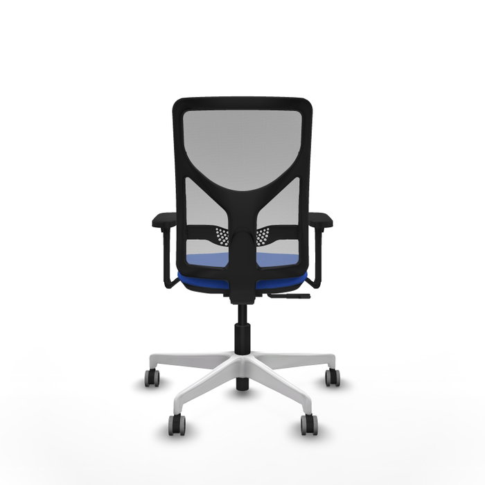 PIQUERAS Y CRESPO Silla de oficina Motilla con Mecanismo Sincro, Azul y Gris