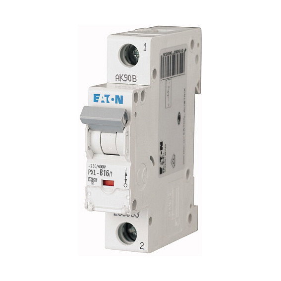 Eaton PXL-B16/1 Disyuntor en miniatura 16A 1p B-Char Eaton PXL-B16/1 Disyuntor en miniatura 16A 1p B-Char