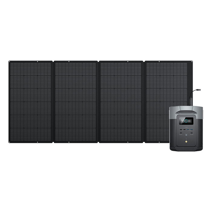 EcoFlow Delta 2 Max EU Estación de Energía Portátil 2048Wh 2400W LiFePo4