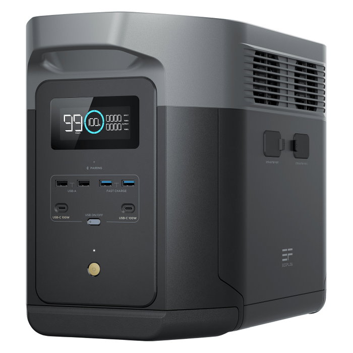 EcoFlow Delta 2 Max EU Estación de Energía Portátil 2048Wh 2400W LiFePo4