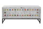 Baul Indio DKD Home Decor Gris Multicolor 116 x 40 x 50 cm