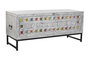 Baul Indio DKD Home Decor Gris Multicolor 116 x 40 x 50 cm