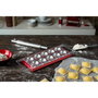 Marcato Bandeja para Raviolis Ravioli Tablet Rojo/Plata