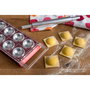 Marcato Bandeja para Raviolis Ravioli Tablet Rojo/Plata