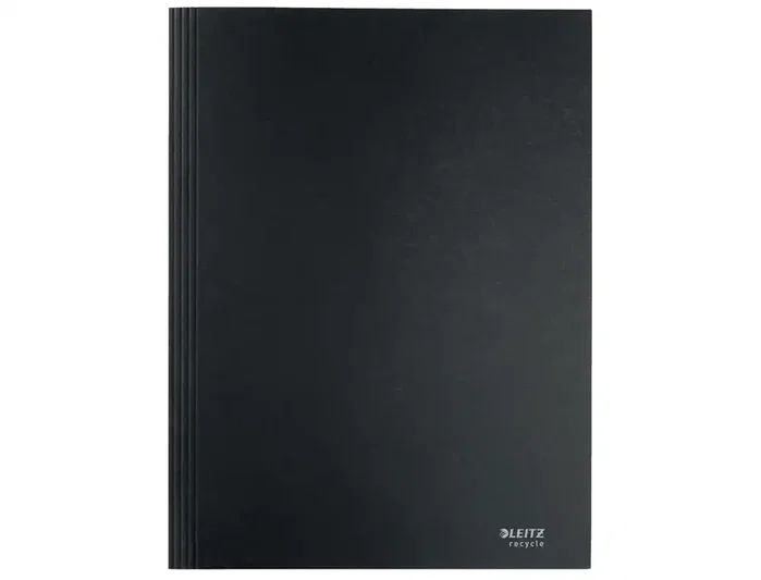 Leitz Carpeta de Cartón 3 Solapas A4 Recycle 100% Negro Leitz Carpeta de Cartón 3 Solapas A4 Recycle 100% Negro