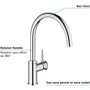 Grohe Mezclador Monocomando Fregadero High-Beak con Ducha Extraíble y Giratorio 360°, Instalación Rápida