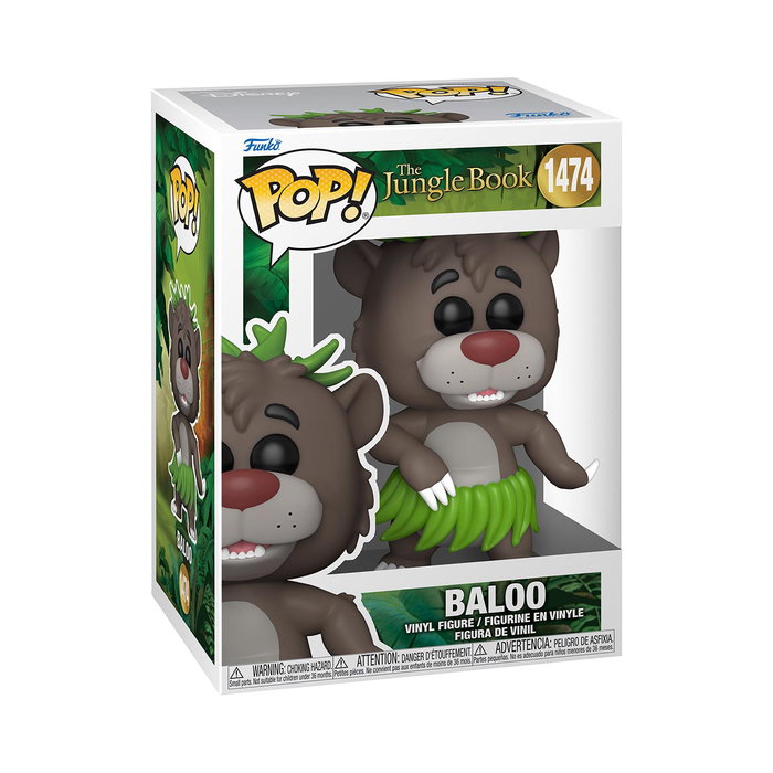 Funko Pop! Vinyl Figura 80787 - Baloo Hula Version, Disney El Libro de la Selva
