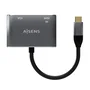 Aisens Conversor USB-C a VGA/HDMI 4K Gris 15cm