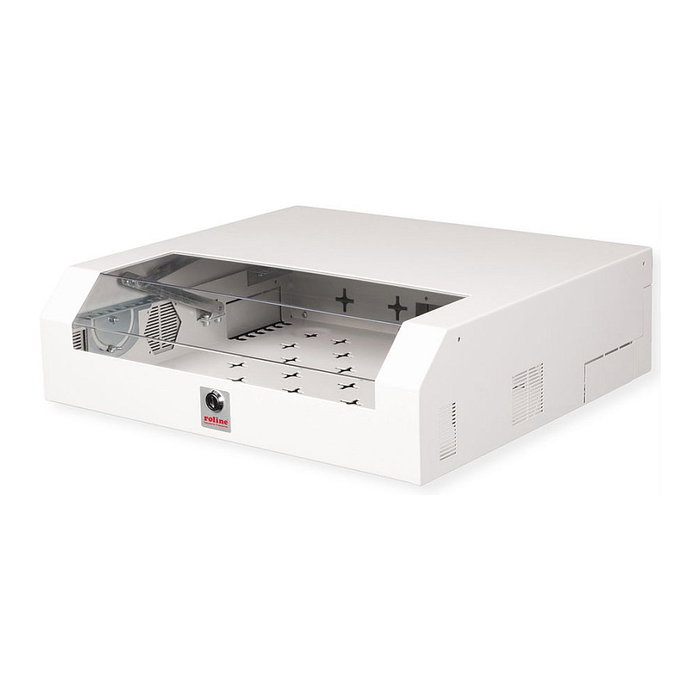 ROLINE 26.21.0015 Armario Rack de Pared 19 Pulgadas (48.3 cm), 5U, Gris, Capacidad 30 kg, Con Puerta de Cristal, Bloqueo de Teclado, Rieles ROLINE 26.21.0015 Armario Rack de Pared 19 Pulgadas (48.3 cm), 5U, Gris, Capacidad 30 kg, Con Puerta de Cristal, Bloqueo de Teclado, Rieles