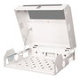 ROLINE 26.21.0015 Armario Rack de Pared 19 Pulgadas (48.3 cm), 5U, Gris, Capacidad 30 kg, Con Puerta de Cristal, Bloqueo de Teclado, Rieles