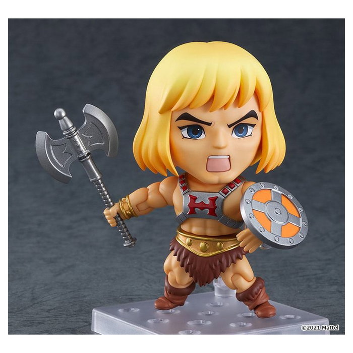 Good Smile Company - Figura Nendoroid Masters of the Universe Revelation He-Man PVC Articulada 10 cm con Base y Complementos