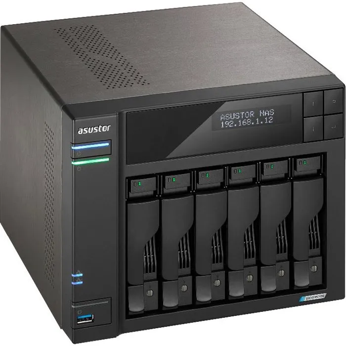 ASUSTOR Lockerstor 2 Gen2 AS6702T V2 Servidor NAS 2 bahías 4 GB RAM