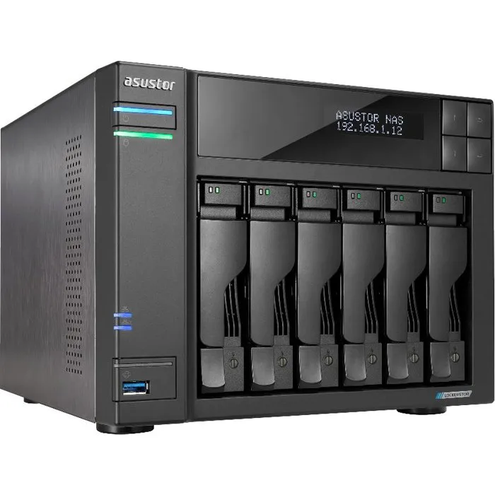 ASUSTOR Lockerstor 2 Gen2 AS6702T V2 Servidor NAS 2 bahías 4 GB RAM