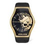 Police PEWJA2002301 Sphere Gold/Black Leather