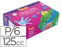 Jovi Estuche de Pintura de Dedos con 6 Botes de 125 ml, Colores Surtidos