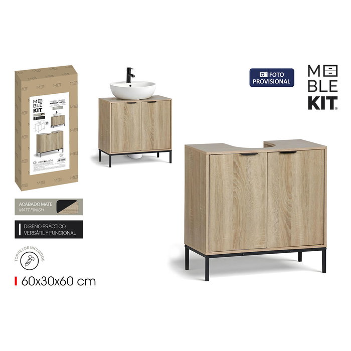 Moblekit Mueble lavabo con puerta SKOG Moblekit Mueble lavabo con puerta SKOG
