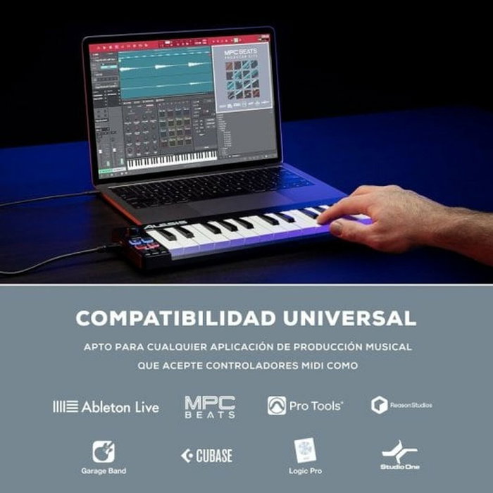 ALESIS QMINI Controlador USB MIDI de 32 Mini teclas ALESIS QMINI Controlador USB MIDI de 32 Mini teclas