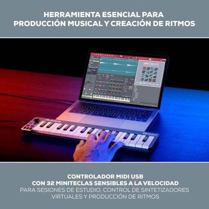 ALESIS QMINI Controlador USB MIDI de 32 Mini teclas ALESIS QMINI Controlador USB MIDI de 32 Mini teclas