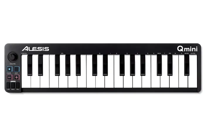 Alesis Qmini Controlador USB Midi de 32 Mini Teclas para Producción Musical