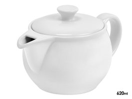 VESSIA Tetera de Porcelana Blanca 620ml