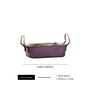 Venus Mini Rustidera Acero Inoxidable 9.5x8 cm, Color Lila