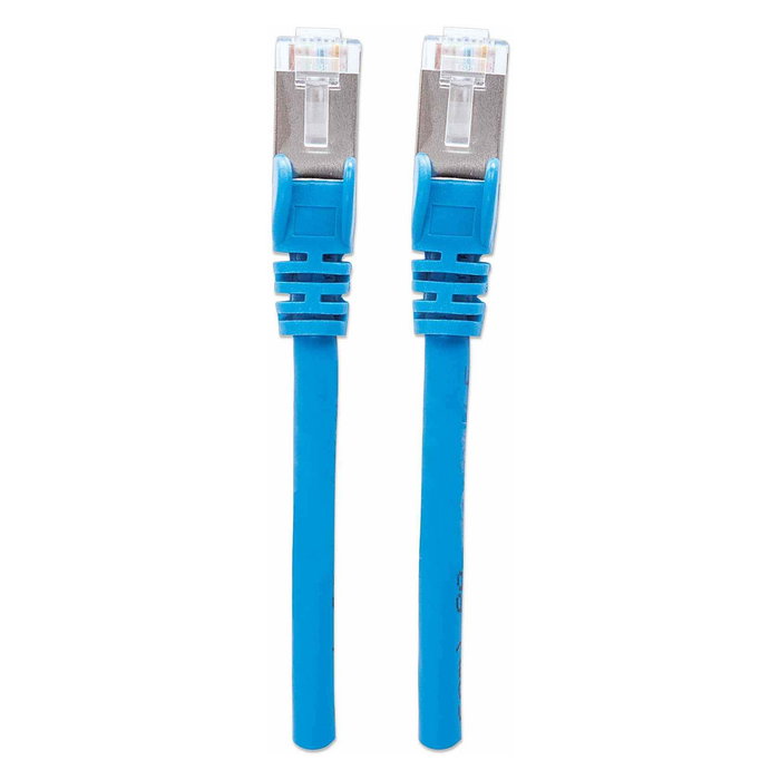 Intellinet 740609 Patch Cord Cable Cat7 S/FTP (S-STP) RJ-45 Macho a RJ-45 Macho 0.25 m Azul 10GBase-T 10 GbE 600 MHz