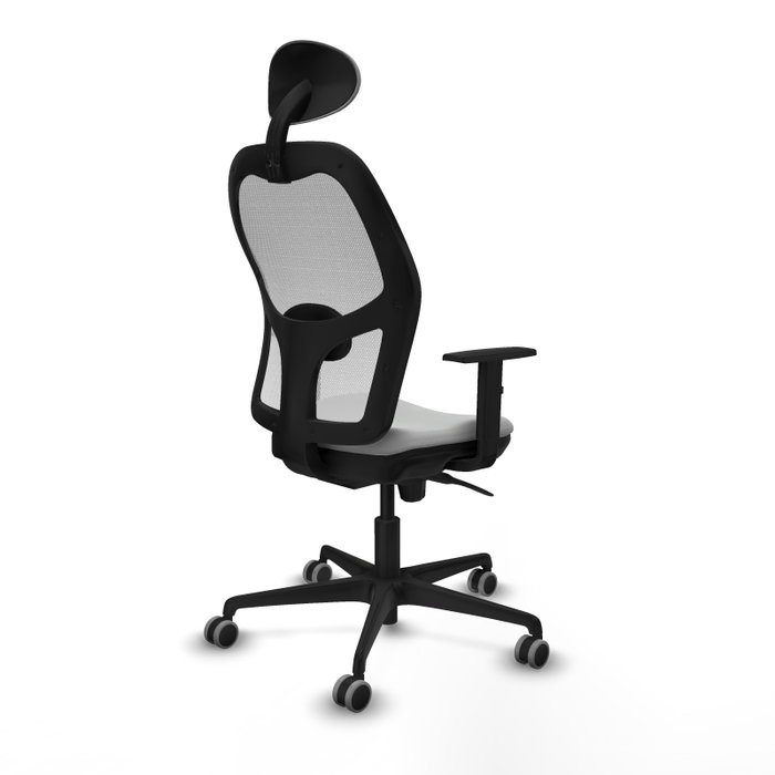 PIQUERAS Y CRESPO Silla de oficina Jorquera Gris claro y Blanco
