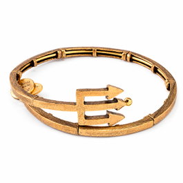 Alex And Ani Pulsera Tridente Dorado 20cm