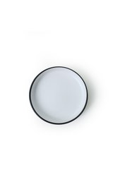 Hermia X00019024 Juego de Salseras de Gres Cerámico Blanco Mate, 14 cm, 200 cc (6 Piezas)