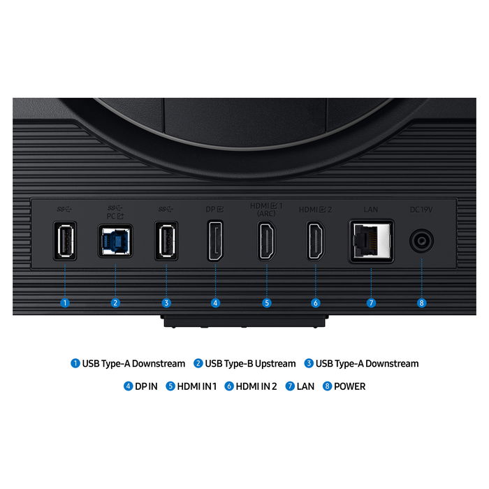 Samsung S27DG702EU Monitor Gaming 27" 4K UHD 3840x2160 1ms 144Hz IPS HDR Pivot Speaker Negro