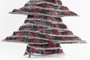 DKD Home Decor Árbol de Navidad Natural Rojo Ratán LED 46 x 14 x 60 cm