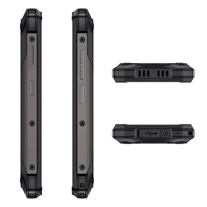 Cubot KingKong Mini 4 Smartphone Resistente IP68 MIL-STD-810H, Android 15, Pantalla 4.7" HD+ 90Hz, 6GB+128GB, 48MP, Batería 4700mAh, Dual SIM, Color Verde