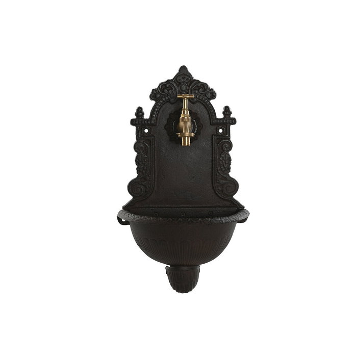 DKD Home Decor Fuente de Hierro Colado Marrón 27x12,5x45 cm DKD Home Decor Fuente de Hierro Colado Marrón 27x12,5x45 cm