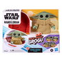 Hasbro Star Wars Wild Ridin' Figura Interactiva Grogu (Bebé Yoda) con Coche Flotante de The Mandalorian