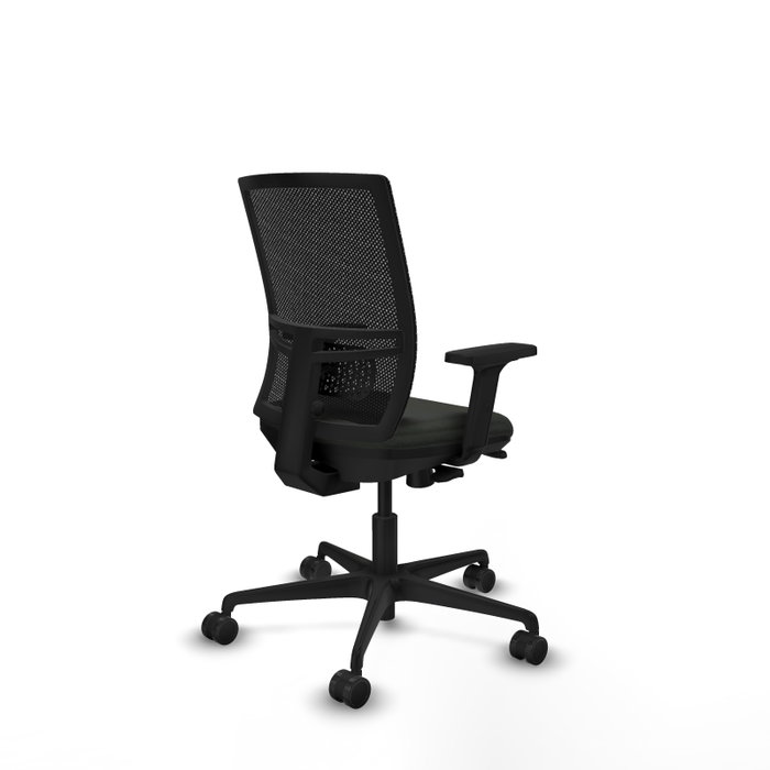 PIQUERAS Y CRESPO Silla de oficina Yunquera con mecanismo Sincro/Traslack Negra
