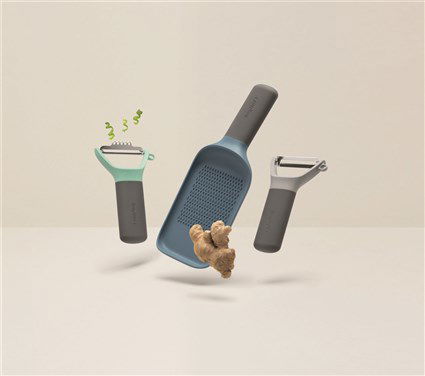 Berghoff 3950295 Set de 2 Peladores + Rallador Multiusos para Frutas y Verduras, Acero Inoxidable Berghoff 3950295 Set de 2 Peladores + Rallador Multiusos para Frutas y Verduras, Acero Inoxidable