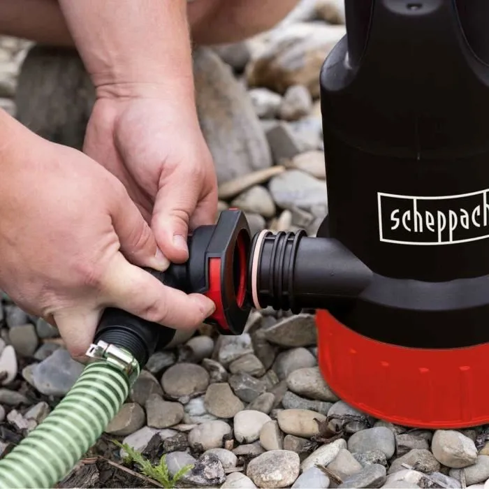 Scheppach DWP750 Bomba combinada para aguas residuales, 750 W, 20000 L/h Scheppach DWP750 Bomba combinada para aguas residuales, 750 W, 20000 L/h