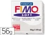 Staedtler Pasta Fimo Soft 57 gr Gris - Pasta de modelar blanda, suave y lista para usar, ideal para mezclar y modelar.