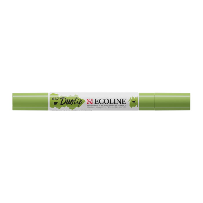 Ecoline Marcador Duotip Verde Bronce 657