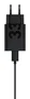 Motorola Cargador TurboPower 33W de Pared, Carga Rápida, USB-C, UE, Negro, GaN, 1m Cable