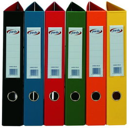 Archivador Palanca Pardo Plastico Extra Fº 70Mm Rojo