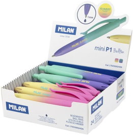 Milan Bolígrafo P1 Touch Mini Sunset Colores Surtidos con Expositor